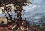 BRUEGHEL, Jan the Elder Going to the Market fdf oil painting picture wholesale